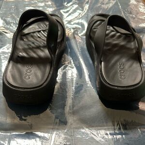 Crocs Women's Black Slide Sandals